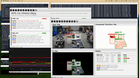 Real-time anomaly detection demonstration